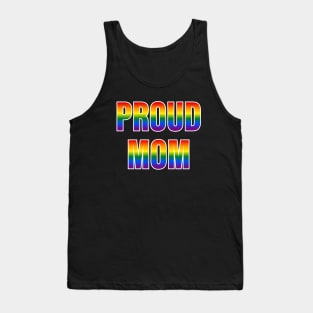 Rainbow Proud Mom LGBTQ Pride Tank Top